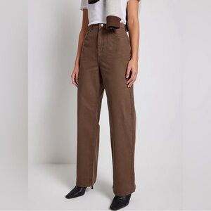 NA-KD BROWN JEANS